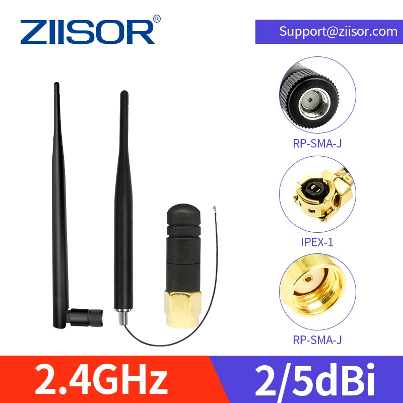 2.4GHz Wifi Antenna RP SMA Male IPX Connector for Internet Communication 2400MHz Router AP Antenne Modem Antena