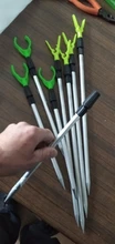 Accesorios ajustables para caña de pescar, soporte de aluminio para caña de pescar, 1 Uds.