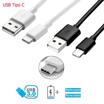 Cable Micro USB Tipo C 3.1 de Carga y Datos para movil longitud 1 metro 2 metros
