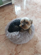Cama de perro caliente de lana ronda perro perrera casa larga felpa invierno mascotas camas para perros medianos grandes perros gatos cojín del sofá suave esteras