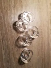 Door-Stopper Buffer Furniture-Protective Bumper-Walls Transparent Silica-Gel 5pcs