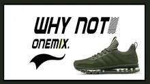 ONEMIX-zapatos para correr con colchón de aire para hombre, zapatillas deportivas transpirables para exteriores, ligeras, para correr