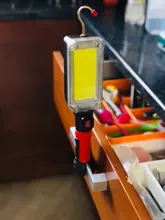 Portable Lantern Flashlight Work-Lighting Battery Fishing-Lamp Magnetic Camping 2--18650