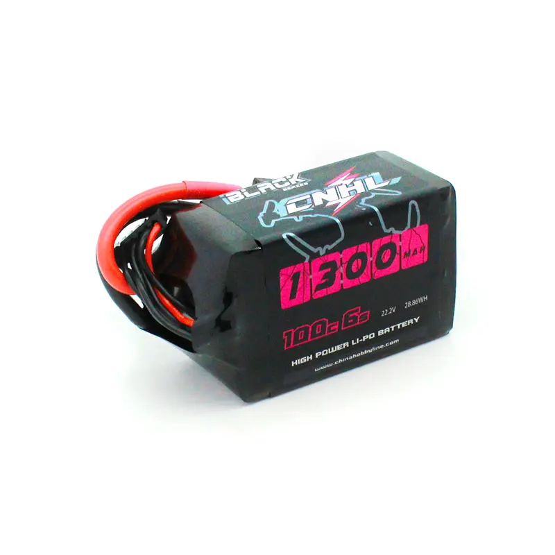 2 единицы CNHL черная серия 1300mAh 6S 22,2 V 100C Lipo аккумулятор с вилкой XT60 для RC грузовик самолет FPV