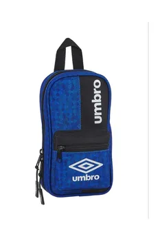 

PLUMIER UMBRO backpack with 4 PORTATODOSVACIO BLACK AND BLUE 12X23X5 412037847