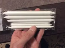 3/6 unids/set mezcla mancha de palo Tortillon boceto arte dibujo blanco carbón Sketcking herramienta de papel de arroz lápiz artista suministros