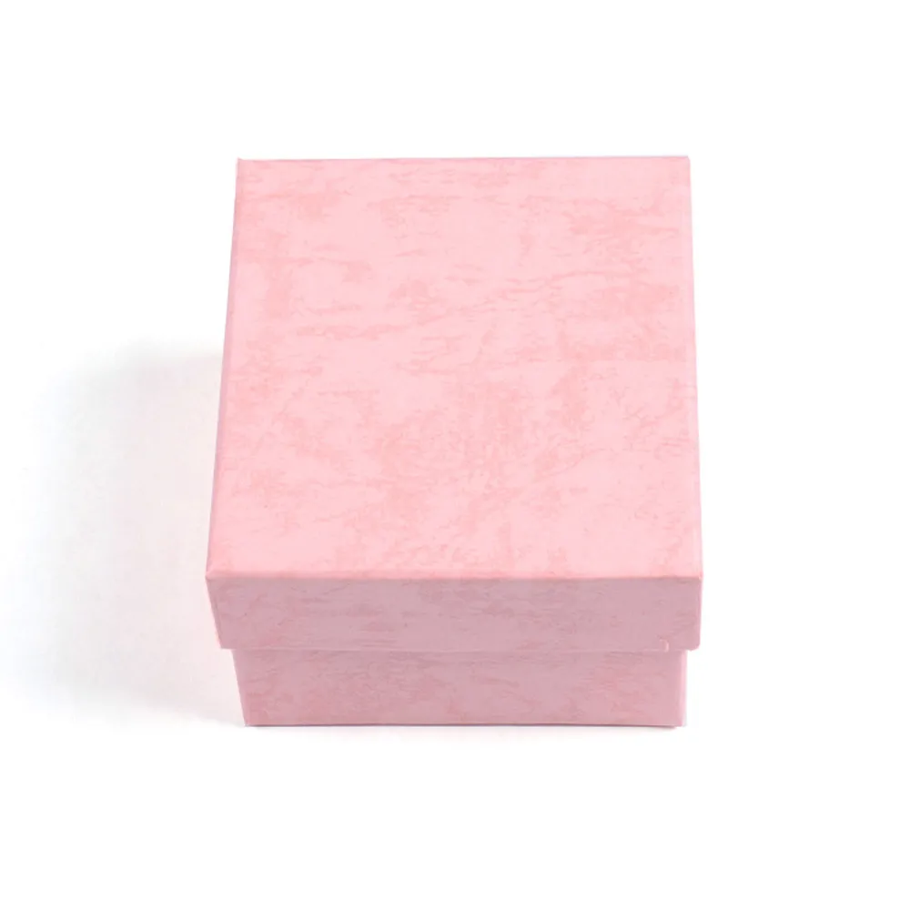 Чехол для часов, держатель для ювелирных изделий, коробка для хранения, органайзер, Подарочная коробка, чехол для браслета, шкатулка для браслетов украшений - Цвет: Pink