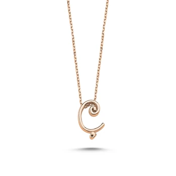 

Merve Gümüş'ten 925 Sterling-O-Letter Ghost Pendant
