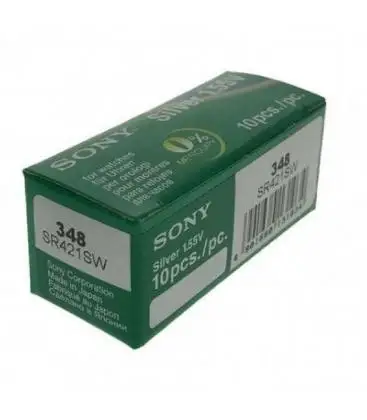 Pila de boton Sony bateria оригинальный оксидо плата SR421SW en блистер 1X Unidad|Часовые батарейки| |