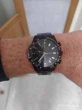 Belushi-Reloj de pulsera de lujo para hombre, cronógrafo de cuarzo, de acero inoxidable, Original