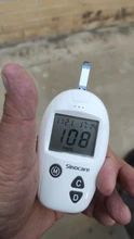 Accu-medidor de glucosa en sangre, tiras de prueba, equipo para medir la glucosa para diabéticos, monitor de azúcar en sangre, medidor para diabéticos, 50/100 Uds.