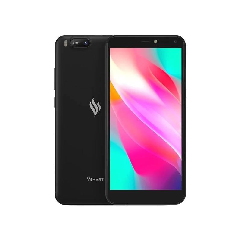 Смартфон Vsmart BEE Акция! Промокод VSMART1000 [1 Gb+16 Gb Android Go, 2 Sim Cards, 5,45 Display HD+, 8Mp Camera, 4G, недорого] - Цвет: Черный