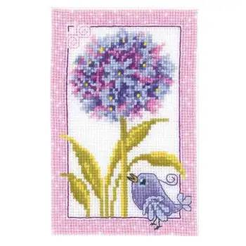 

Pn-0003759 set for embroidery vervaco 'Blue Bird and Flower '8*12 cm
