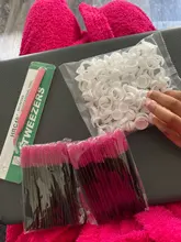 100 Uds desechables anillo tinta de tatuaje taza permanente pegamento para extensión de pestañas tatuaje de maquillaje accesorios soporte pigmentos