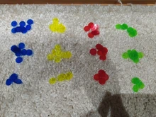 Poker-Chips Bingo-Markers Casino Plastic 4-Colors 100pcs for Fun Family Club Carnival