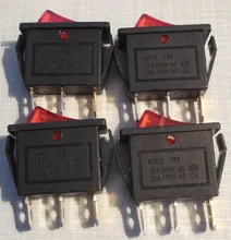 Electrical-Equipment Rocker-Switch Light 2-Position KCD3 with 16A 250vac/20a 125VAC 35mm--31mm--14mm