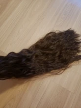 AISI BEAUTY-Pinzas largas para extensión de cabello, pelo sintético Natural con ondas al agua, Rubio, negro, marrón, rojo, 22 y 28 para peluquines para mujer