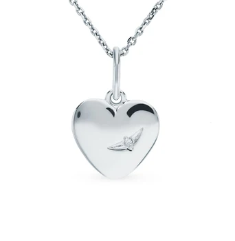 

Silver Pendant with diamonds sunlight sample 925