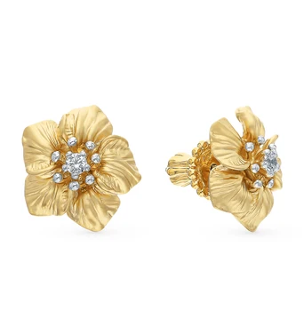 

Silver earrings with cubic zirconia sunlight sample 925 test