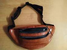 Riñonera de piel sintética de cocodrilo unisex, bolso de pecho con cinturón de alta calidad, 2019