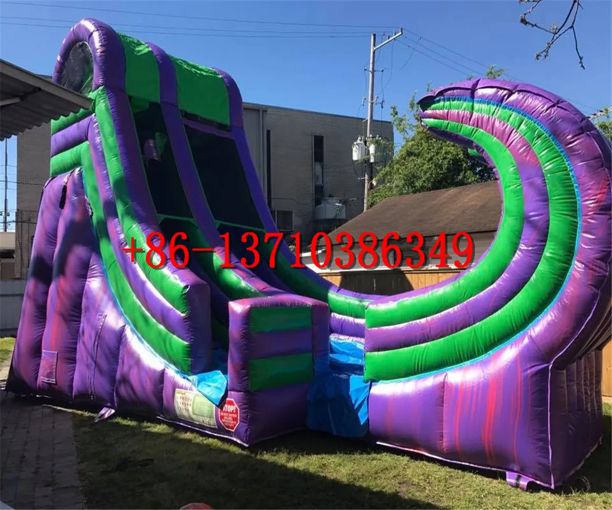 

Hot sale large adult children high inflatable water slide