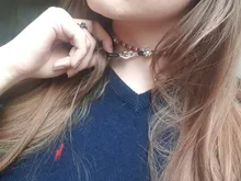 Collar con esposas y cordones de 100% Plata de Ley 925 para hombre y mujer, colgante de lunares con cuerda ajustable, Bisutería