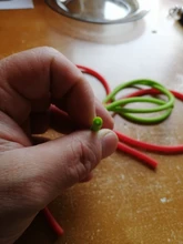 Tirachinas de goma elástica para exteriores, 1m, banda de reemplazo elástica de látex Natural para catapultas, 1,7x4,5mm