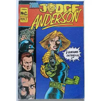 

2000 AD PRESENTS No. 4 JUDGE ANDERSON, year 1987, MC COMICS, 1st edition, author DAVE GIBBONS, COMIC BOOK