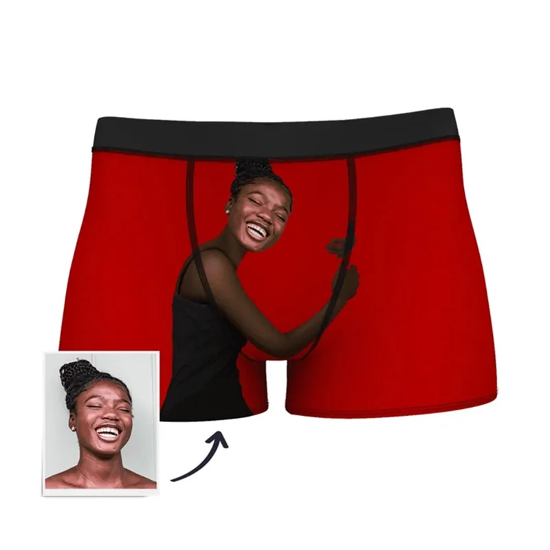 Benutzerdefinierte Gesicht Boxer Briefs Personalisierte Männer Boxer S