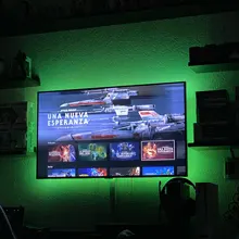 Led-Light-Strips Ribbon-Lamp Decoration Remote-Controller Bedroom Party Rgb Backlight