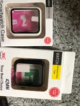 Para carcasa de reloj apple 44mm 40mm 38mm 42mm iwatch carcasa de pantalla protector de parachoques de templado de vidrio de apple watch Serie 6 iPhone 5 4 3