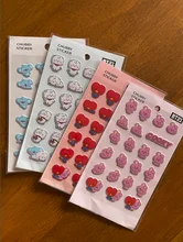 Kpop-pegatinas para niños de Corea, álbum de calendario diario, álbum de recortes, pegatinas 3D hinchadas, manual de decoración, suministros de papelería, regalos de ventilador