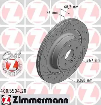 

Brake discs C-KLASSE Coupe (C204) C 63 AMG (204.377) 01.2012