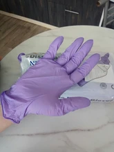 Guantes de nitrilo 100 unids/pack Xingyu púrpura comida grado impermeable alergia libre desechable seguridad guantes de nitrilo