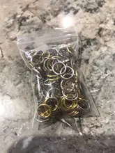 Lote de anillos abiertos de 4, 6, 8 y 10mm de bucle dorado y plateado para hacer joyas, collares y pulseras, suministros de conector, 200 unidades