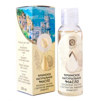 

Crimean natural oil of peach seeds with lemon extract of the Crimean
