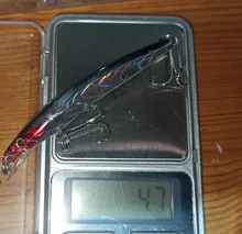 Wobbler Minnow Floating Artificial-Bait Fishing-Lure Tackle-Bass-8cm Hard-Plastic 3d Eyes