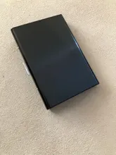 Porta tarjeta de crédito a prueba de agua para hombre, funda de acero inoxidable con bloqueo RFID, AIC88