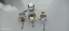 Furniture Hardware Wardrobe-Handle Drawer Pulls Cupboard Glass Knobs Cabinet-Door Diamond