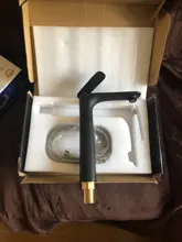 Basin Faucet Sink Frap Brass Black Cold Mixer Tap Single-Handle Hot Y10043