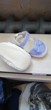 Zapatos de verano para niños y recién nacidos, zapatillas de cuna suaves para bebés, antideslizante con lazo a rayas, 0 a 18 m, 2019