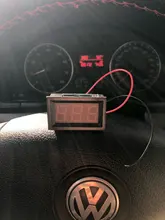 Voltímetro Digital para coche y motocicleta, voltímetro Digital de CC 4,5 V a 30V, Panel de medidor de voltaje rojo/azul/verde, 6V 12V, motocicleta electromóvil