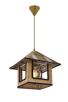

AVONNI AV-4212-M2 Brown Painted Childroom Lighting, E27, Wicker,