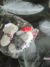 Calcetines cortos para bebé de 0 a 2 años, medias bonitas de malla de algodón con corazón rojo para niña, media blanca para recién nacido, 5 par/lote