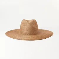 Eleagant Great Quality Men Women Wide Brim Straw Foldable Roll up Hat Fedora Summer Beach Sun Hat UPF50+ 4