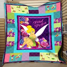 Twinkle D.I.S.N.E.Y напечатано 3d цифровой печатью и хлопок летом прохладно одеяло кондиционер мыть водой завод