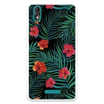 

Stand case costume drawing Flowers WP029 for Wiko Lenny 4 Plus