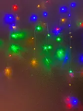 Led-String-Lights Christmas-Snowflakes Holiday Party Connectable Waterproof Wave