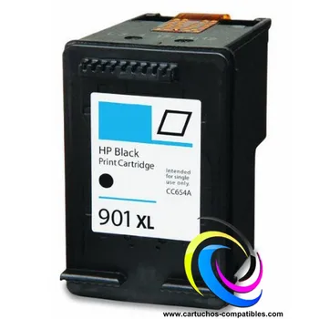

HP N ° 901 XL black compatible OfficeJet J4500 J4522 J4524 J4535 J4580 J4585 J4624 J4660 J4680