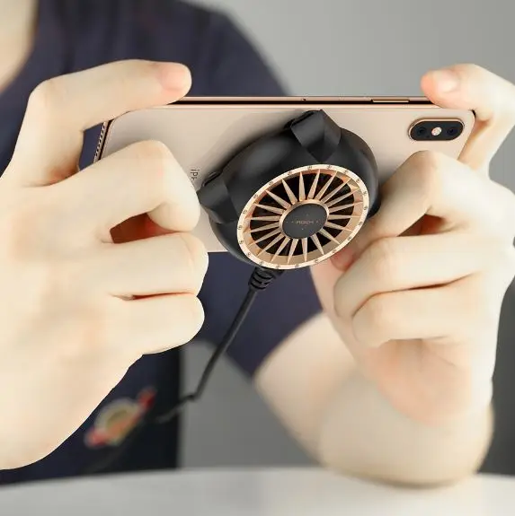ROCK Универсальный кулер для сотового телефона геймпад для сотового телефона охлаждающий игровой вентилятор обогреватель бесшумный вентилятор с присоской для iPhone samsung S9